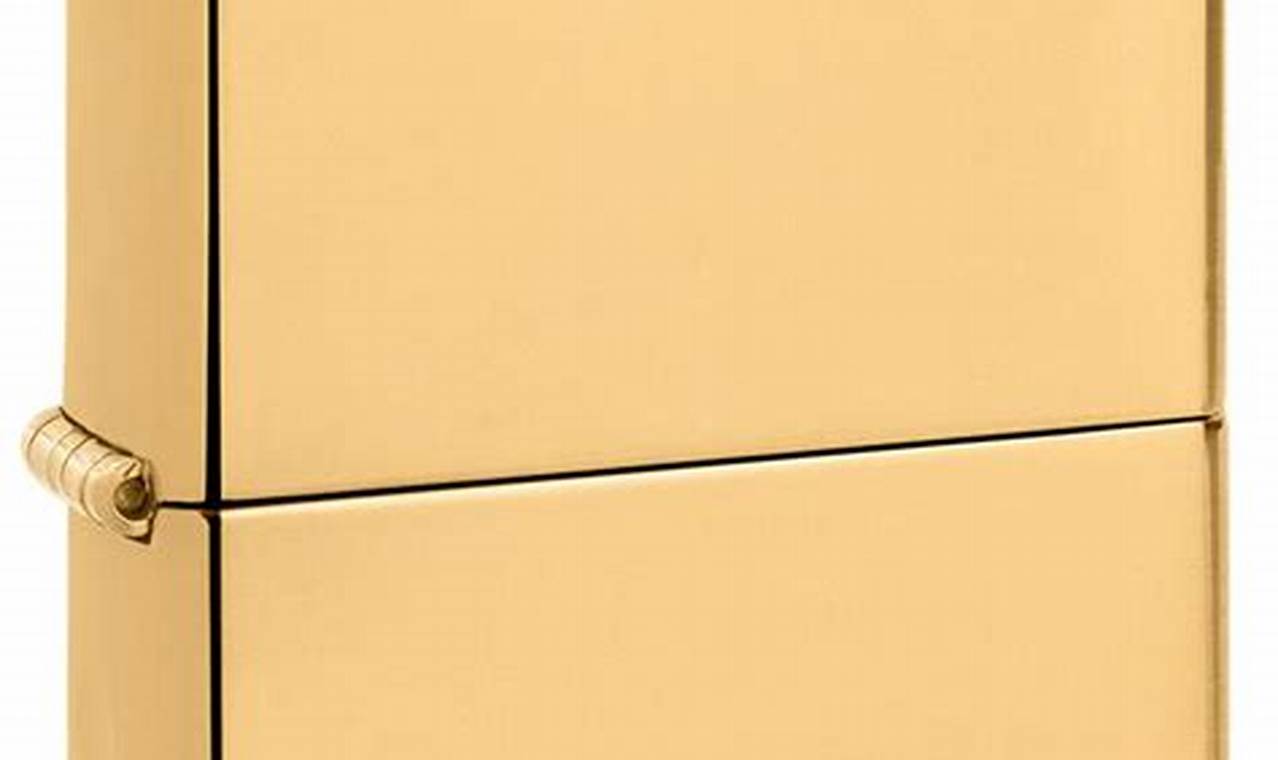 Zippo 18k Solid Gold Lighter |