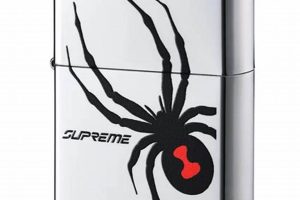 Custom Supreme Spyder Zippo Lighters |