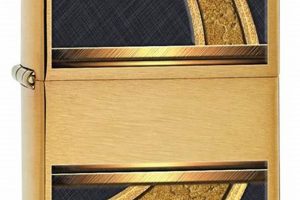 Black And Gold Zippo |