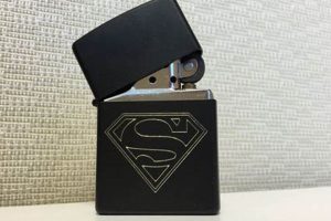 Superman Engraved Zippo |