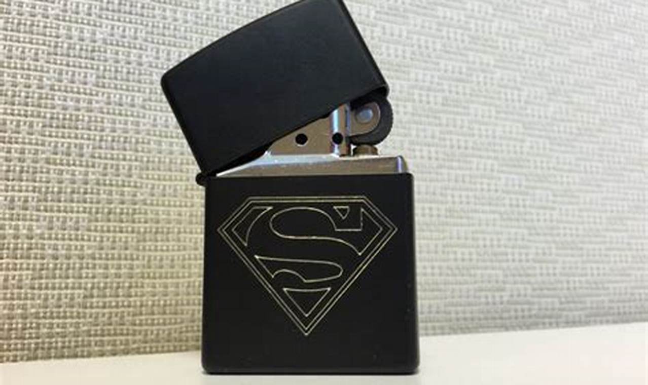 Superman Engraved Zippo |