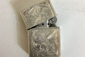 Custom Engraved Sterling Silver Zippo Lighters |