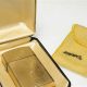 Vintage Zippo 10k Gold Filled Slimline Eisenhower Lighter |