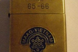 Vintage Brass Vietnam War Zippo Lighters |