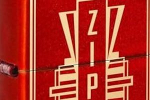 Red Engraved Zippo |