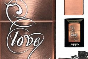 Classic Vintage Rose Gold Zippo Lighter Collection |
