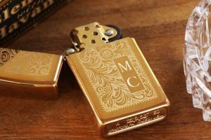 Vintage Gold Zippo Lighter |