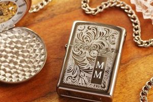 Monogram Engraved Zippo |