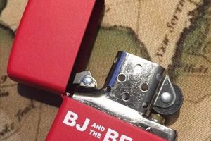 Vintage BJ and the Bear Zippo: A Collector's Gem |