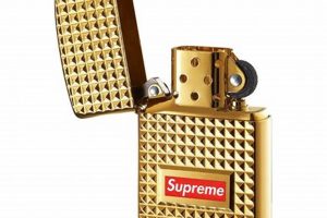 Supreme Zippo Gold Lighter |