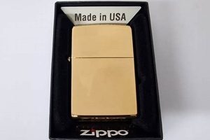 Southern Bell Communication Gold Zippo Liter |