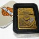Vintage Brass Harley-Davidson Zippo Lighters |