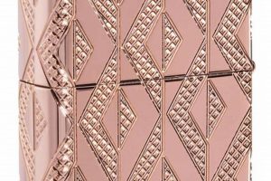 Elegant Rose Etched Gold Zippo Lighters |