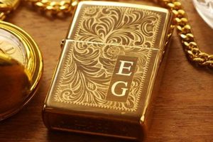 Personalized Brass Engraved Zippo Lighters |