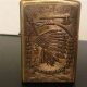 Indian Head Nickel Zippo Gold Arrow 2000 Xvi |