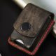 Premium Handmade Black Leather Zippo Holders |