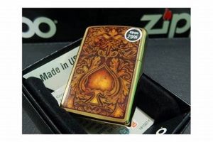 Golden Spade Zippo |