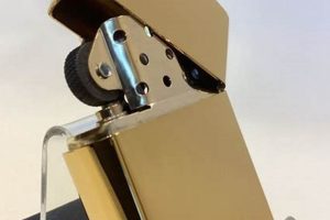 Classic Gold Zippo Case: Lighter Cases |